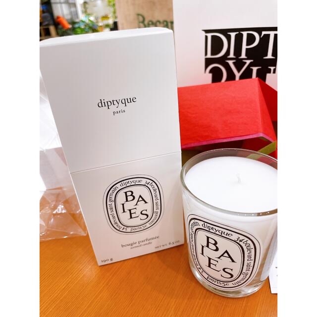 diptyque(ディプティック)の期間限定値下 diptyque キャンドル ベ 190g アロマ ディプティック ハンドメイドのインテリア/家具(アロマ/キャンドル)の商品写真