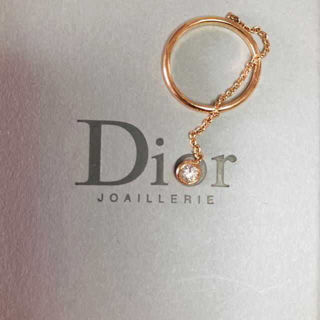 Christian Dior(クリスチャンディオール)のchristian dior K18 ダイヤモンド　リング　値下げ！ レディースのアクセサリー(リング(指輪))の商品写真