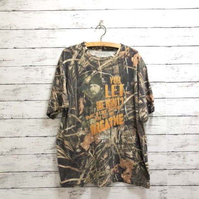 DUCKDYNASTY◆ Tシャツ　ビックシルエット　L ミリタリー