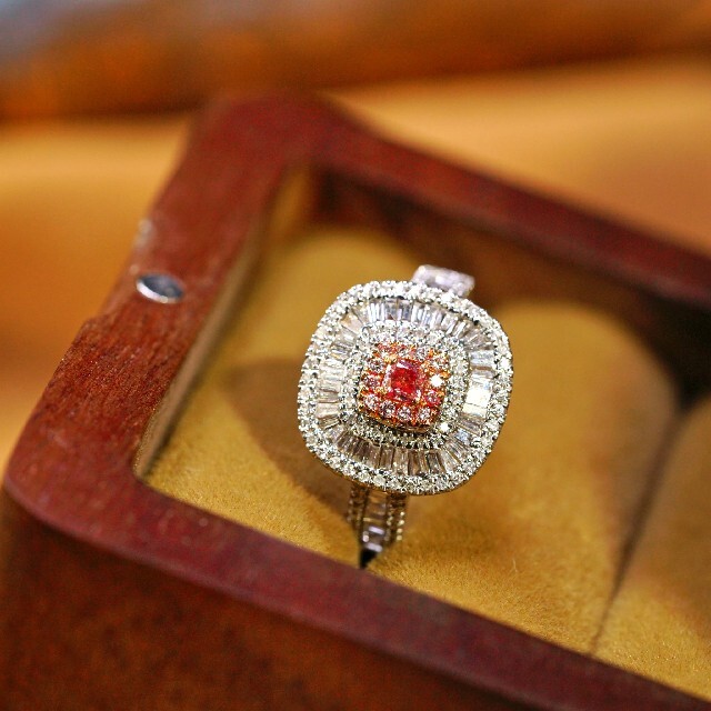 天然ダイヤモンドリング0.8ct　k18 レディースのアクセサリー(リング(指輪))の商品写真