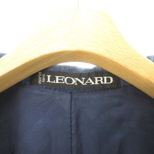 LEONARD - デニム シングル ジャケット ジャケット テーラード ブレザー ネイビー SFMの通販 by ベクトル ラクマ店