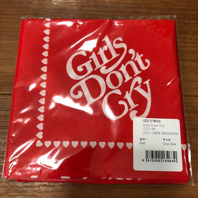 GDC girls don’t cry バンダナ Red