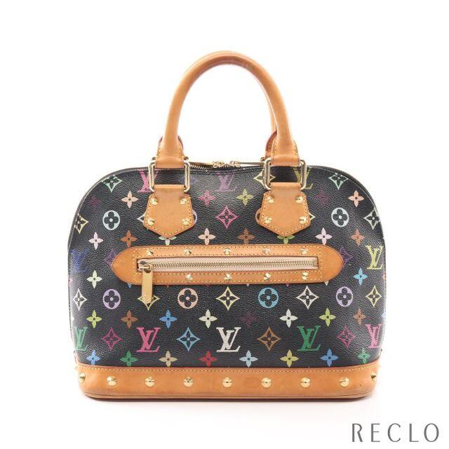 LOUIS VUITTON - ルイヴィトン アルマ モノグラムマルチカラー ノワール ハンドバッグ PVC