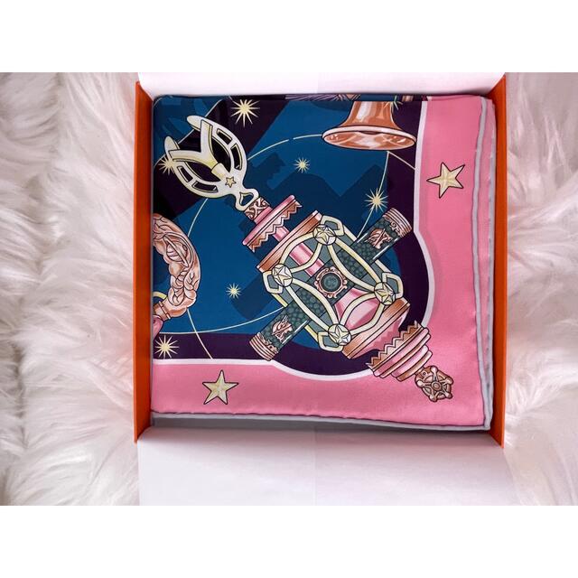 エルメススカーフ バンダナ カレ 70 《コーラス・ステラルム》 新品未