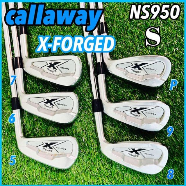 名器　Callaway X FORGED アイアン6本セット フォージド　キャロ