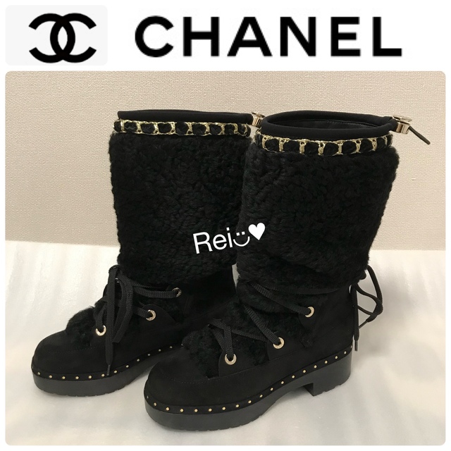 公式の CHANEL - 値下げ可❣️【極美品】CHANEL 2019-20aw ムートン
