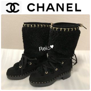 シャネル(CHANEL)の値下げ可❣️【極美品】CHANEL 2019-20aw ムートン ボア ブーツ(ブーツ)