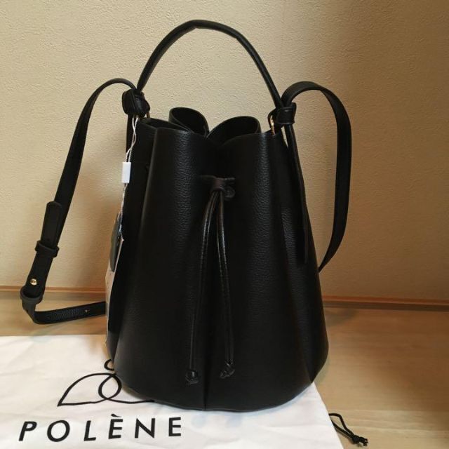 未使用に近い☆美品】POLENE ポレーヌ シグニチャーバケットバッグ ...