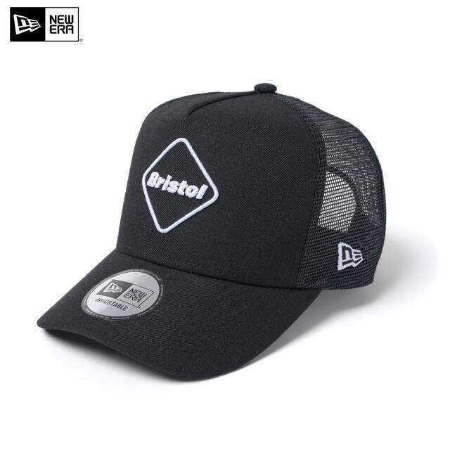 FCRB NEW ERA EMBLEM MESH CAP ブラック-