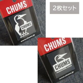 チャムス(CHUMS)の2枚セット CHUMS Emboss Sticker 1126 1127 WH(その他)