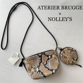 ノーリーズ(NOLLEY'S)のATERIER BRUGGE ノーリーズ ショルダーバッグ ポーチ 新品同様(ショルダーバッグ)