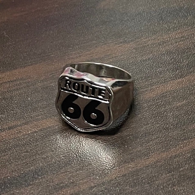 【A003】リング　メンズ　指輪　シルバー　66  合金　20号 レディースのアクセサリー(リング(指輪))の商品写真