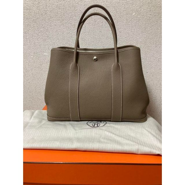 hermes ガーデンパーティー PM 36 エトープ 新品同様 | paymentsway.co