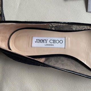 JIMMY CHOO - 【美品】JIMMY CHOO ジミーチュウ レース フラット