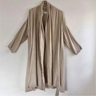 ネストローブ(nest Robe)のIna イナのリネンロープ ベージュ(スプリングコート)