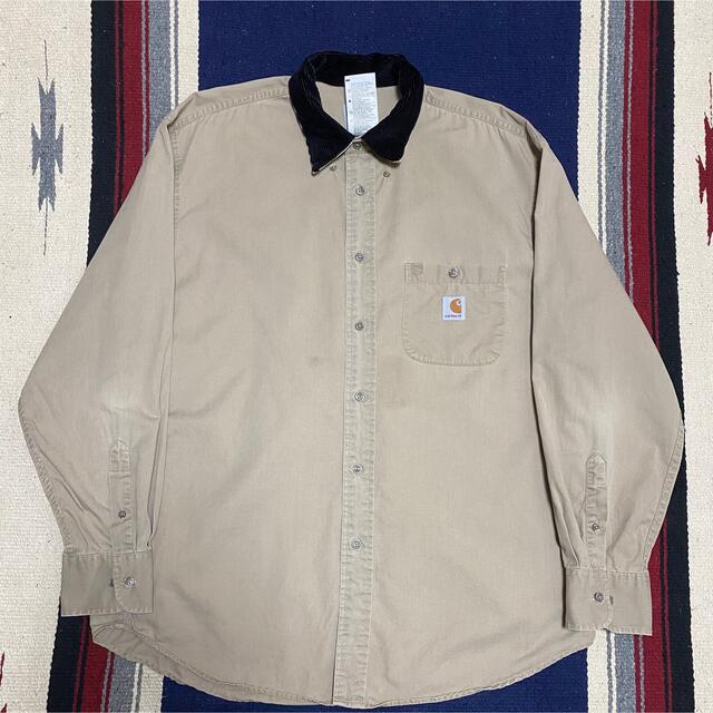 carhartt - 90s 古着 カーハート コーデュロイ シャツ ビッグ carhartt - 90s 古着 カーハート コーデュロイ シャツ ビッグ