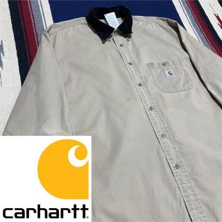 カーハート(carhartt)の90s 古着 カーハート コーデュロイ シャツ ビッグシルエット ゆるだぼ(シャツ)