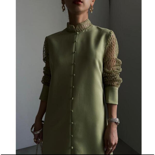 MELON SLEEVE STRAIGHT DRESS MELON SLEEVE STRAIGHT DRESS