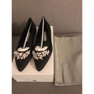 マノロブラニク(MANOLO BLAHNIK)のまる様専用★新品未使用　マノロブラニク　37サイズ(バレエシューズ)