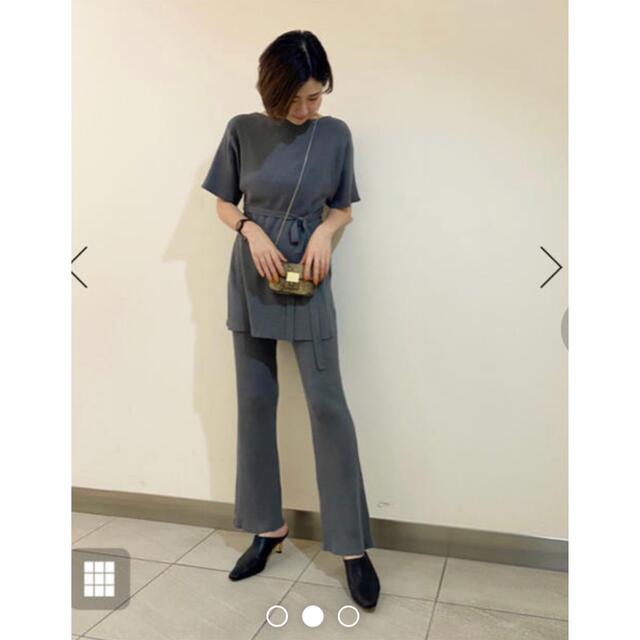 新品 SNIDEL スナイデル リブニットセットアップ パンツ | paymentsway.co