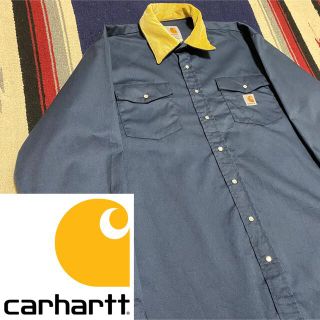 カーハート(carhartt)の90s 古着 カーハート コーデュロイ シャツ ビッグシルエット ゆるだぼ(シャツ)