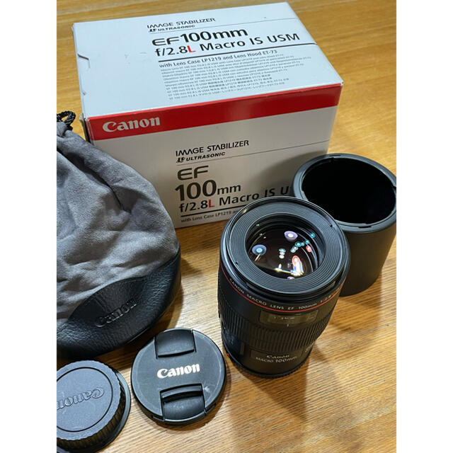 キヤノンCanon EF100mmf2.8L Macro IS USM【美品】