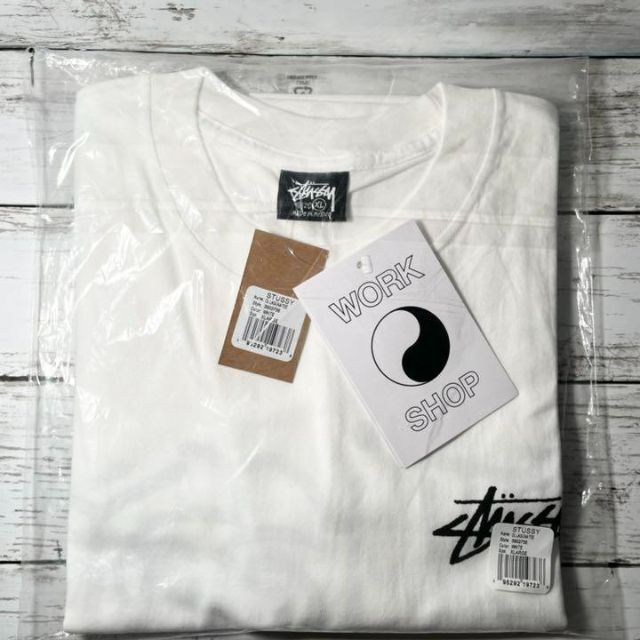 STUSSY(ステューシー)の【新品】stussy Tシャツ　サイズXL ホワイト メンズのトップス(Tシャツ/カットソー(半袖/袖なし))の商品写真