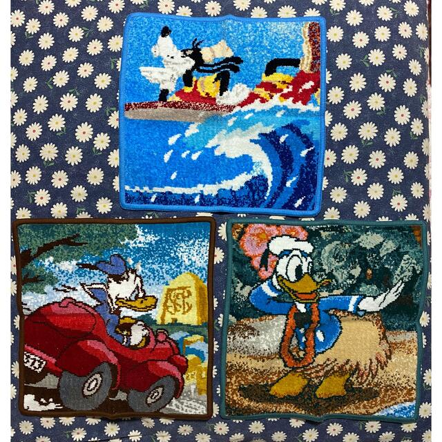 Disney(ディズニー)のかみらんちゃん様専用　シェニール織りタオルハンカチ3枚　（Disney） エンタメ/ホビーのおもちゃ/ぬいぐるみ(キャラクターグッズ)の商品写真