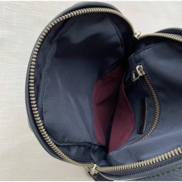 Paul Smith レザー ボディバッグ ショルダー斜めがけ 紺 - 7