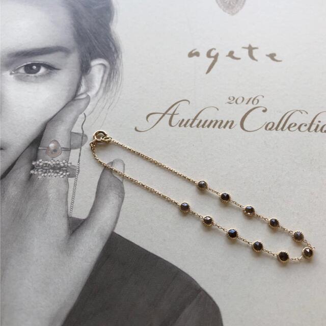 新作人気SALE agete - agete K10 dreamy ドリーミー ブレスレットの