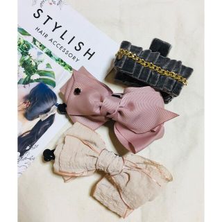 【新品】STYLISH スタイリッシュ  ヘア　バナナクリップ　ワニクリップ　(バレッタ/ヘアクリップ)