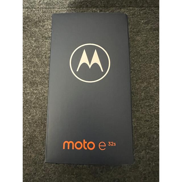 MOTOROLA moto e 32s スレートグレイ 未使用品