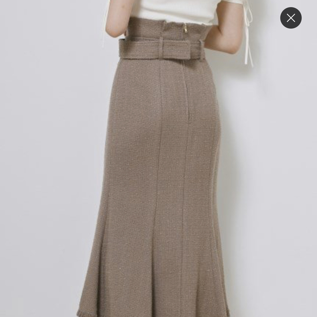 SNIDEL(スナイデル)のベルト付きツイードスカート⭐️スナイデル レディースのスカート(ロングスカート)の商品写真