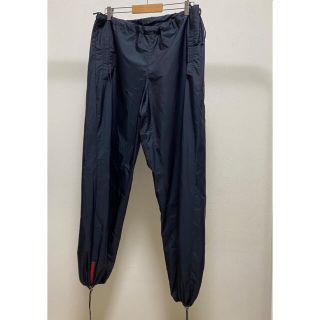 90s Prada sport nylon pants navy