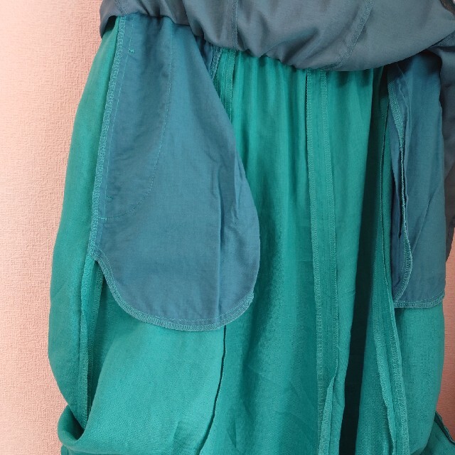 UNITED ARROWS green label relaxing(ユナイテッドアローズグリーンレーベルリラクシング)の裏地付きリネンスカート レディースのスカート(ロングスカート)の商品写真
