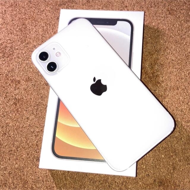 おまけ付】 iPhone12 アップル Apple 64GB SIMフリー ホワイト スマートフォン本体 