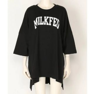 ミルクフェド(MILKFED.)のMILKFED　新品 七分袖 ビックシルエットTシャツ(Tシャツ/カットソー(七分/長袖))