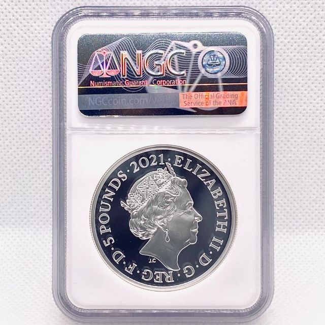 希少！ゴシッククラウン！2021 イギリス 銀貨 NGC PF70UC FDOI エンタメ/ホビーの美術品/アンティーク(貨幣)の商品写真