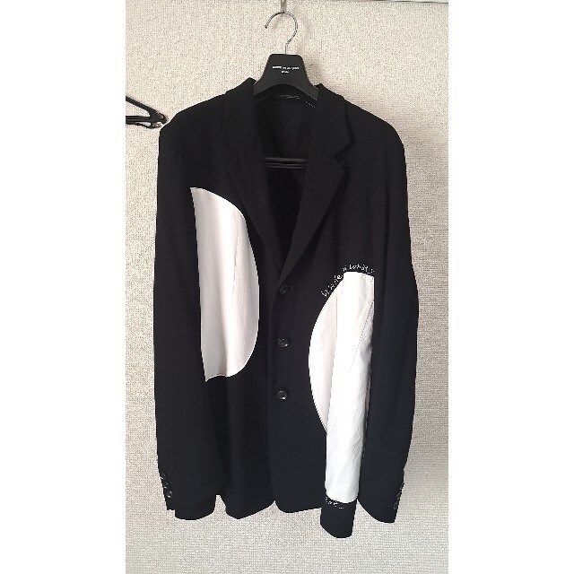 【美品】Yohji yamamoto　egg型当て布ジャケット