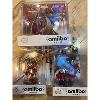 ニンテンドウ(任天堂)のamibo メルゼナ&オトモアイルー&オトモガルク(ゲームキャラクター)