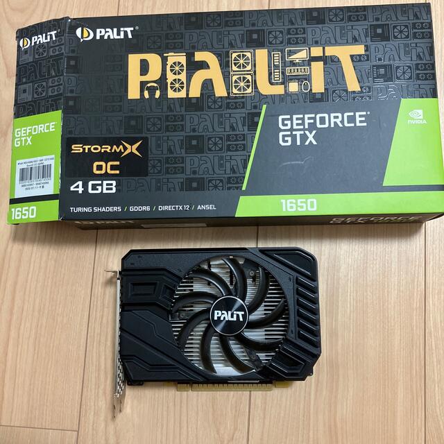 PALIT GEFORCE GTX 1650 OC STORM X GDDR6PCパーツ