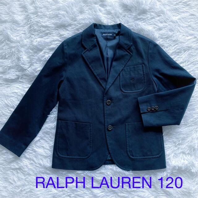 Ralph Lauren(ラルフローレン)のRALPH LAUREN☆キッズ 綿ジャケット フォ－マル ネイビー☆120 キッズ/ベビー/マタニティのキッズ服男の子用(90cm~)(ジャケット/上着)の商品写真