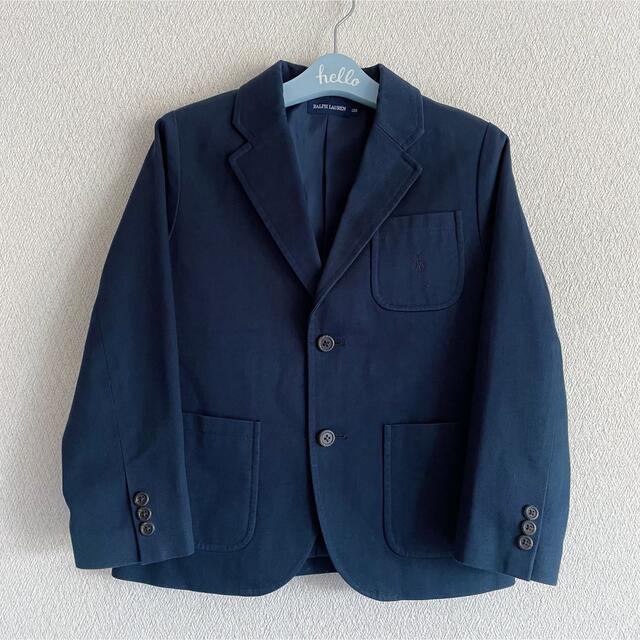 Ralph Lauren(ラルフローレン)のRALPH LAUREN☆キッズ 綿ジャケット フォ－マル ネイビー☆120 キッズ/ベビー/マタニティのキッズ服男の子用(90cm~)(ジャケット/上着)の商品写真