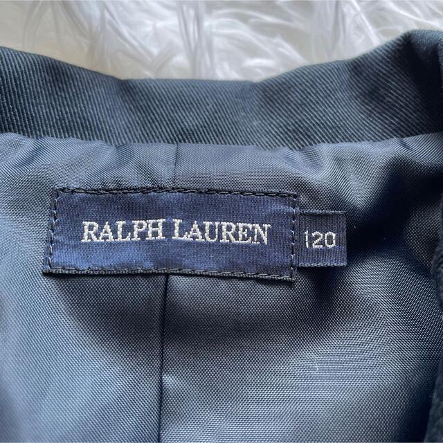 Ralph Lauren(ラルフローレン)のRALPH LAUREN☆キッズ 綿ジャケット フォ－マル ネイビー☆120 キッズ/ベビー/マタニティのキッズ服男の子用(90cm~)(ジャケット/上着)の商品写真