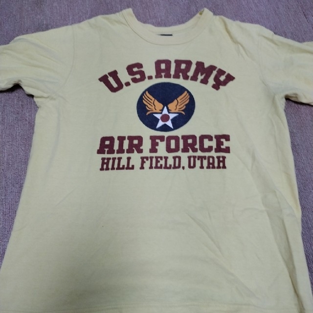 THE REAL McCOY’S(ザリアルマッコイズ)のカスタムキングUSAIRFORCETシャツsizeＳ メンズのトップス(Tシャツ/カットソー(半袖/袖なし))の商品写真