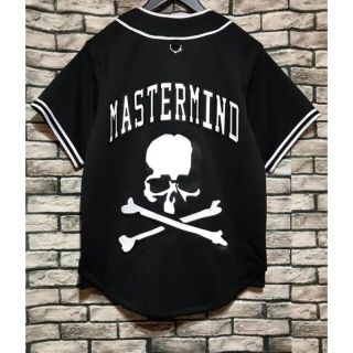 マスターマインドジャパン(mastermind JAPAN)のマスターマインド×ミッチェル&ネス★21AW バックスカルロゴベースボールシャツ(シャツ)