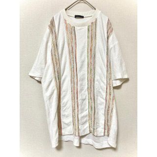 イッセイミヤケ(ISSEY MIYAKE)のイッセイミヤケメン　パイル　コットン　メッシュ　Tシャツ半袖　20ss トップス(Tシャツ/カットソー(半袖/袖なし))