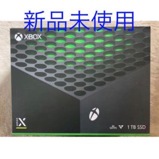 エックスボックス(Xbox)の新品未開封 xbox series x 本体 1TB SDD(家庭用ゲーム機本体)