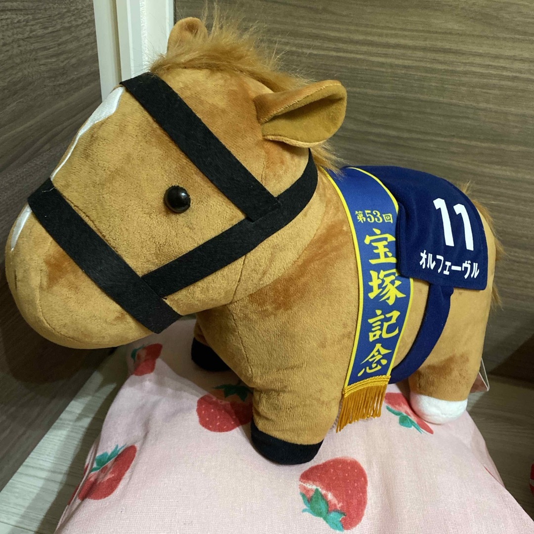 オルフェーヴル BIGぬいぐるみの通販 by たわしのぬいぐるみ屋 オルフェーヴル BIGぬいぐるみの通販 by たわしのぬいぐるみ屋