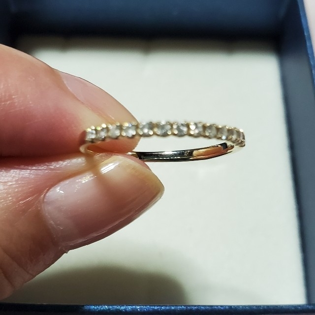 ハーフエタニティダイヤモンドリング レディースのアクセサリー(リング(指輪))の商品写真